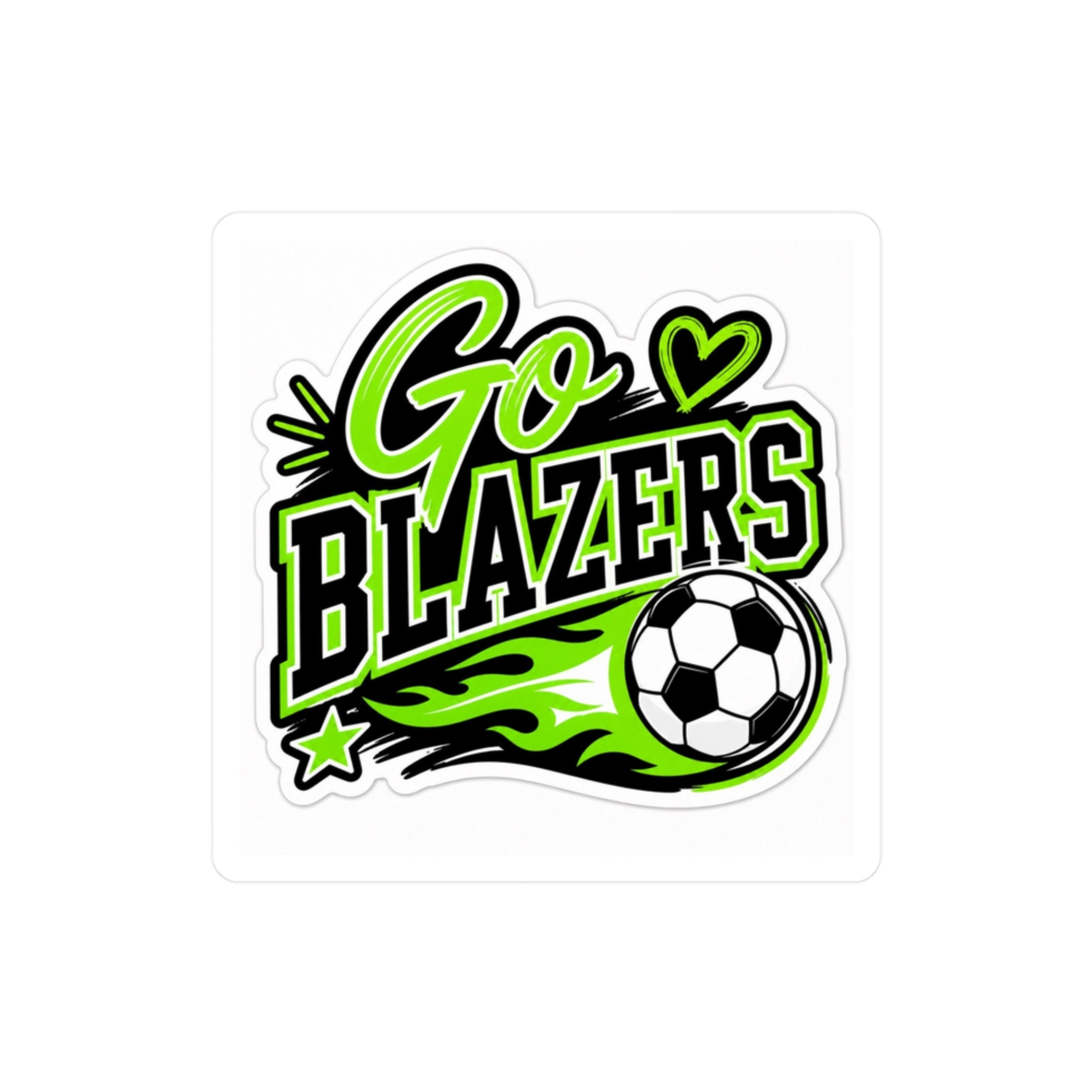 Soccer Ball Blazers Sticker | Vinyl Decal