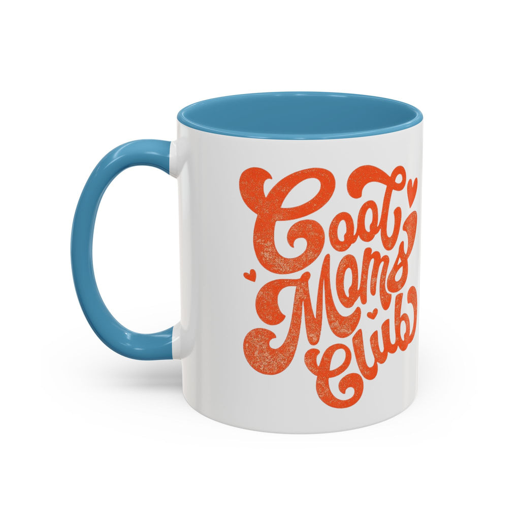 Heart Script Slogan Coffee Mug | Accent Black Handle and Rim