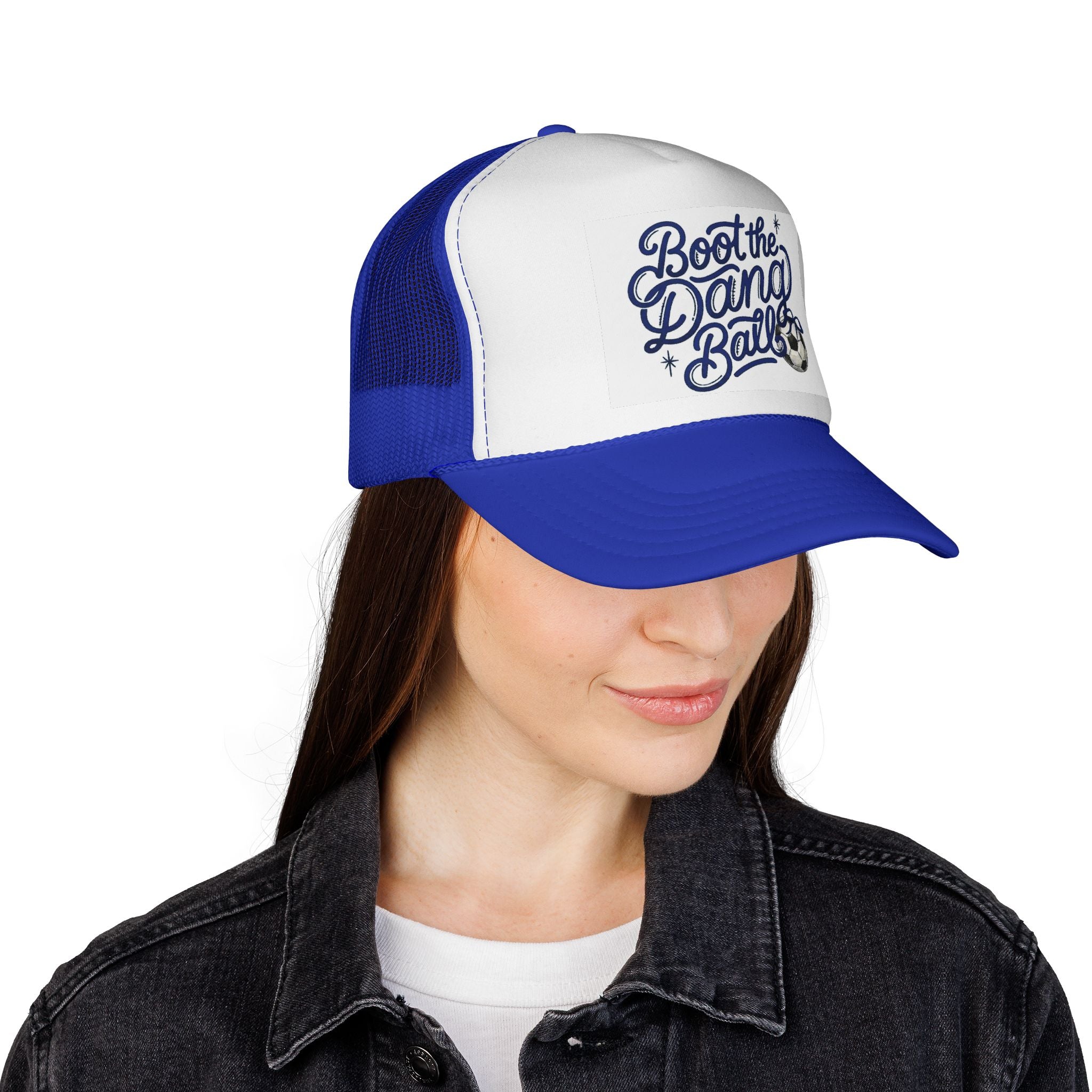 Boot the Dang Ball Trucker Cap 'The Ella"