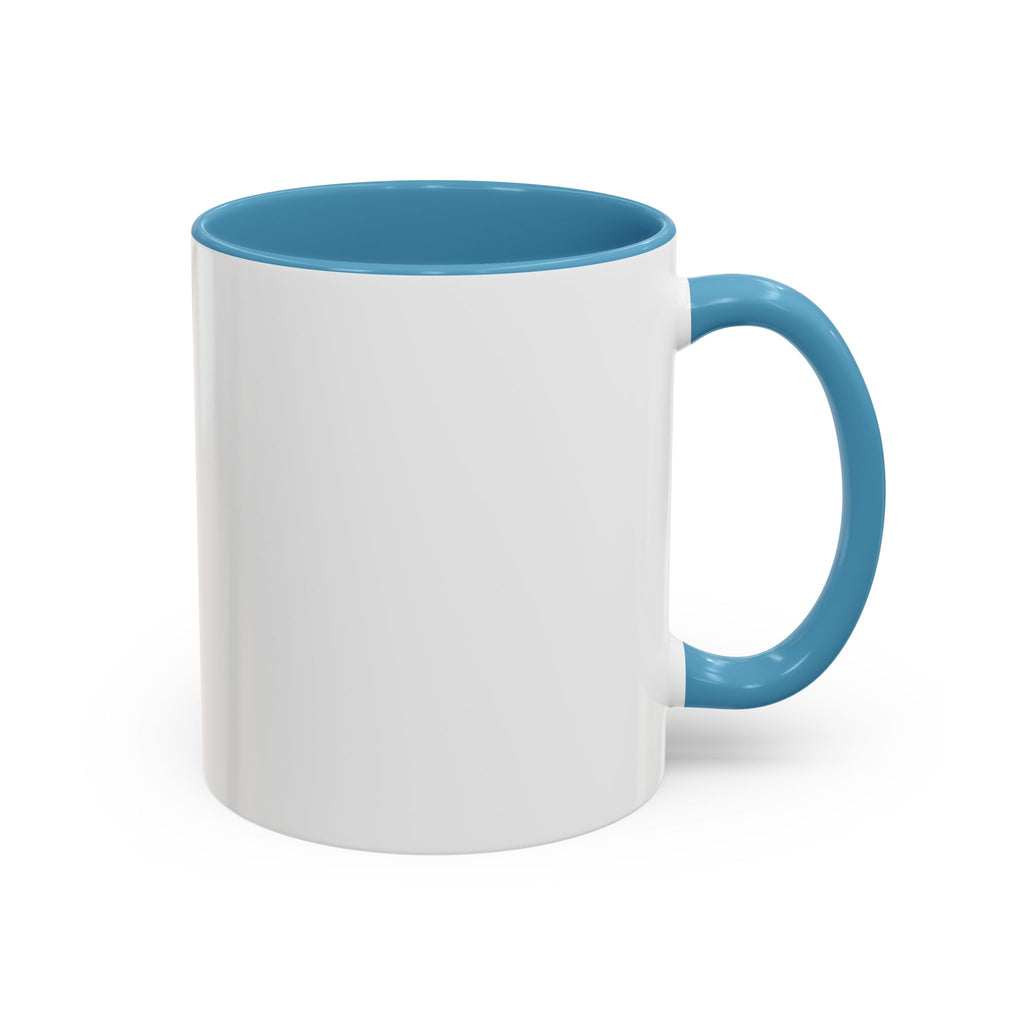 Heart Script Slogan Coffee Mug | Accent Black Handle and Rim
