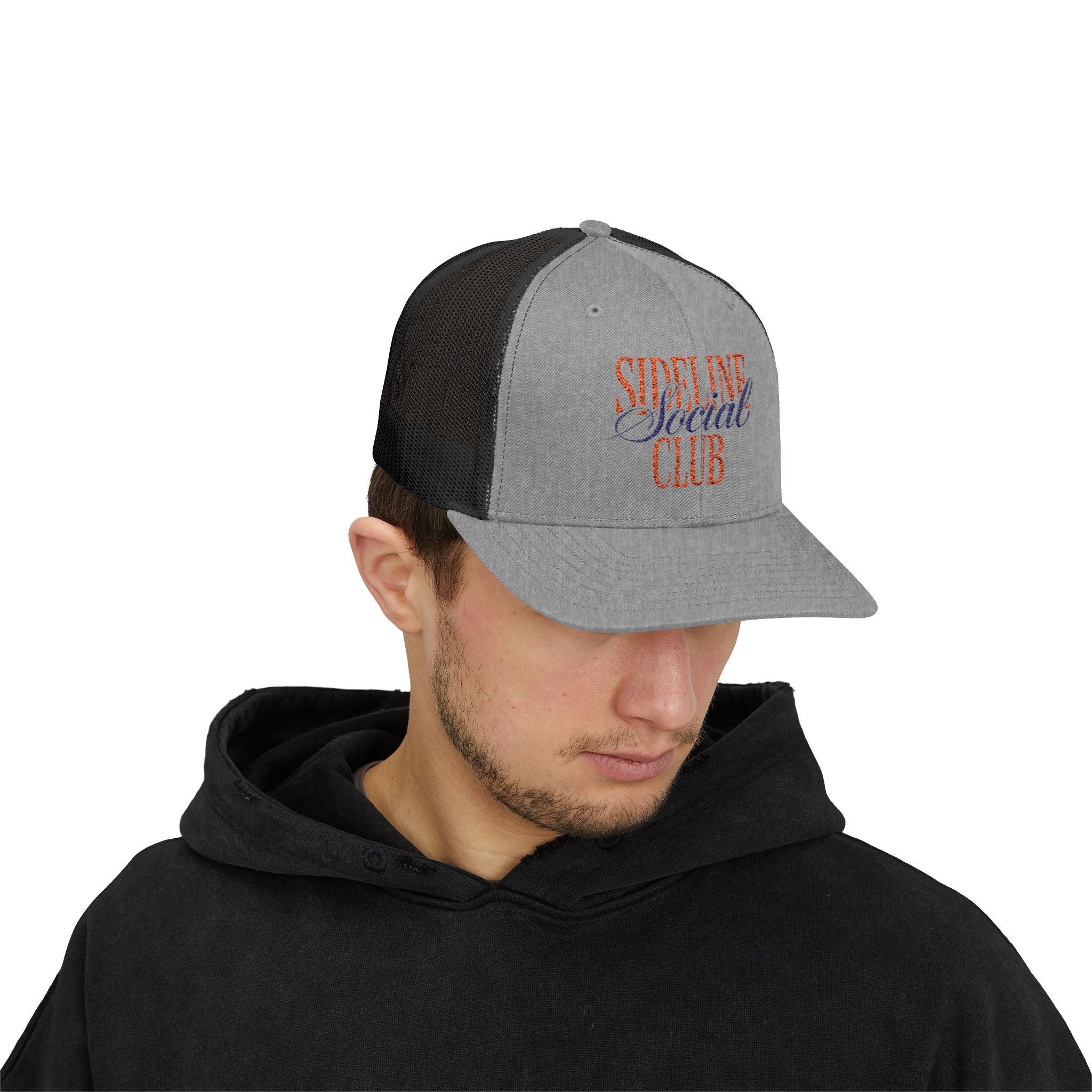 Sideline Social Club Trucker Cap | Embroidered Mesh Snapback