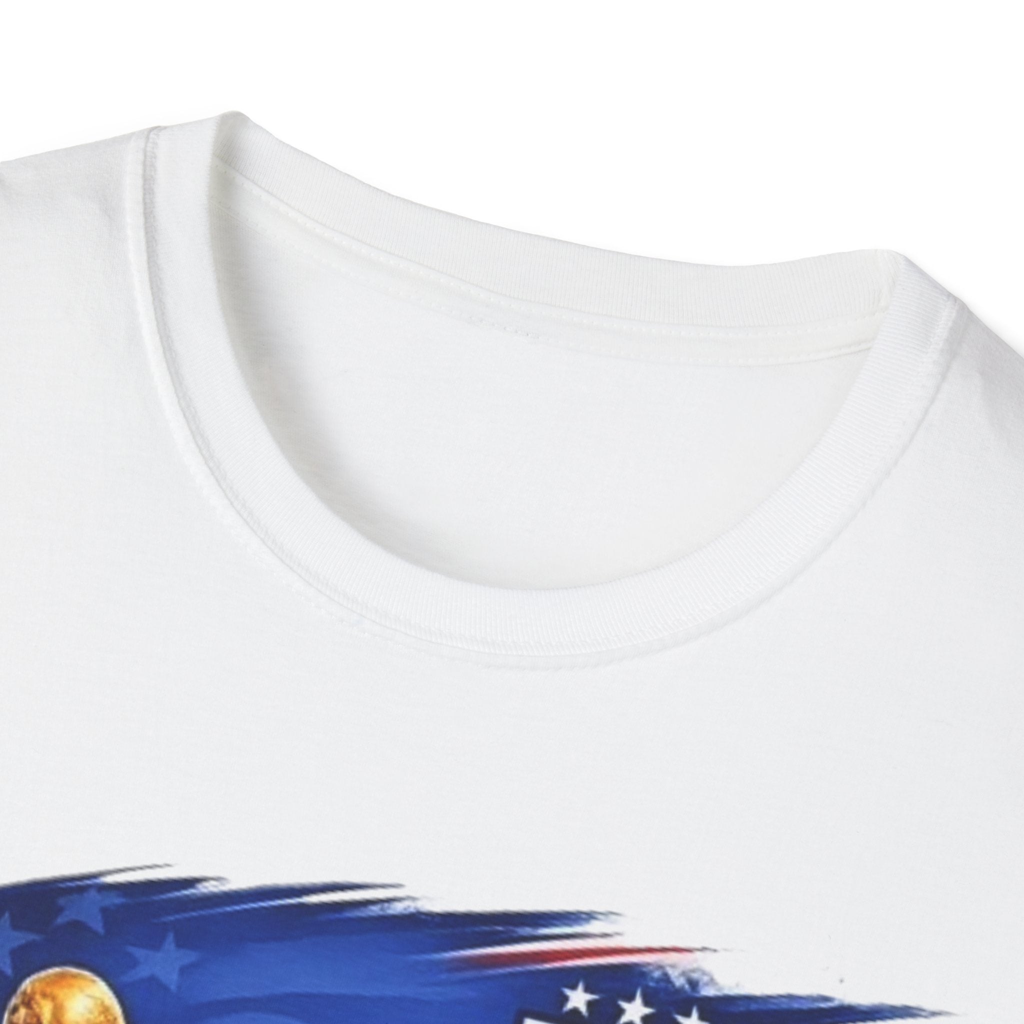 USA Soccer World Cup T-Shirt | American Flag, Statue of Liberty, Soccer Crest