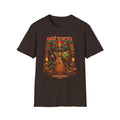 Mexico Aztec Warrior T-Shirt | Mesoamerican Pyramid Illustration