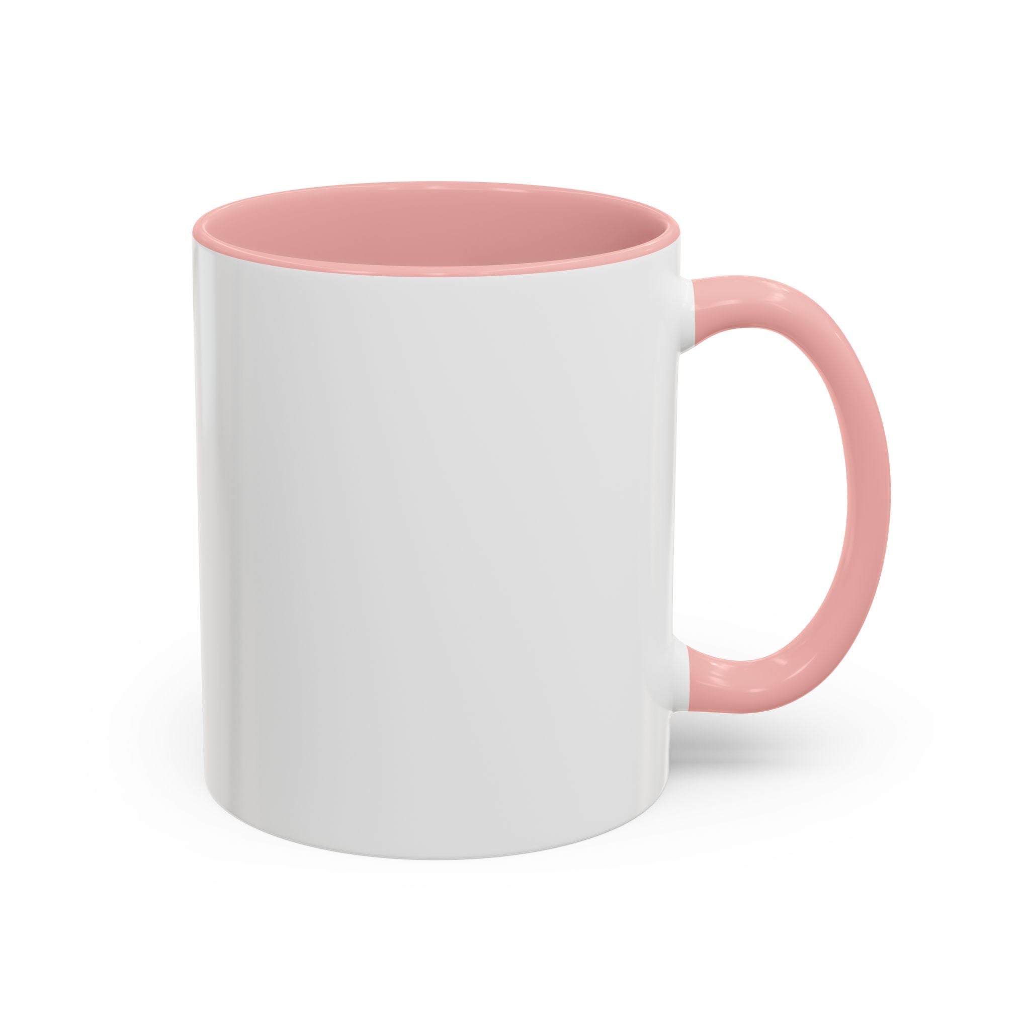 Heart Script Slogan Coffee Mug | Accent Black Handle and Rim