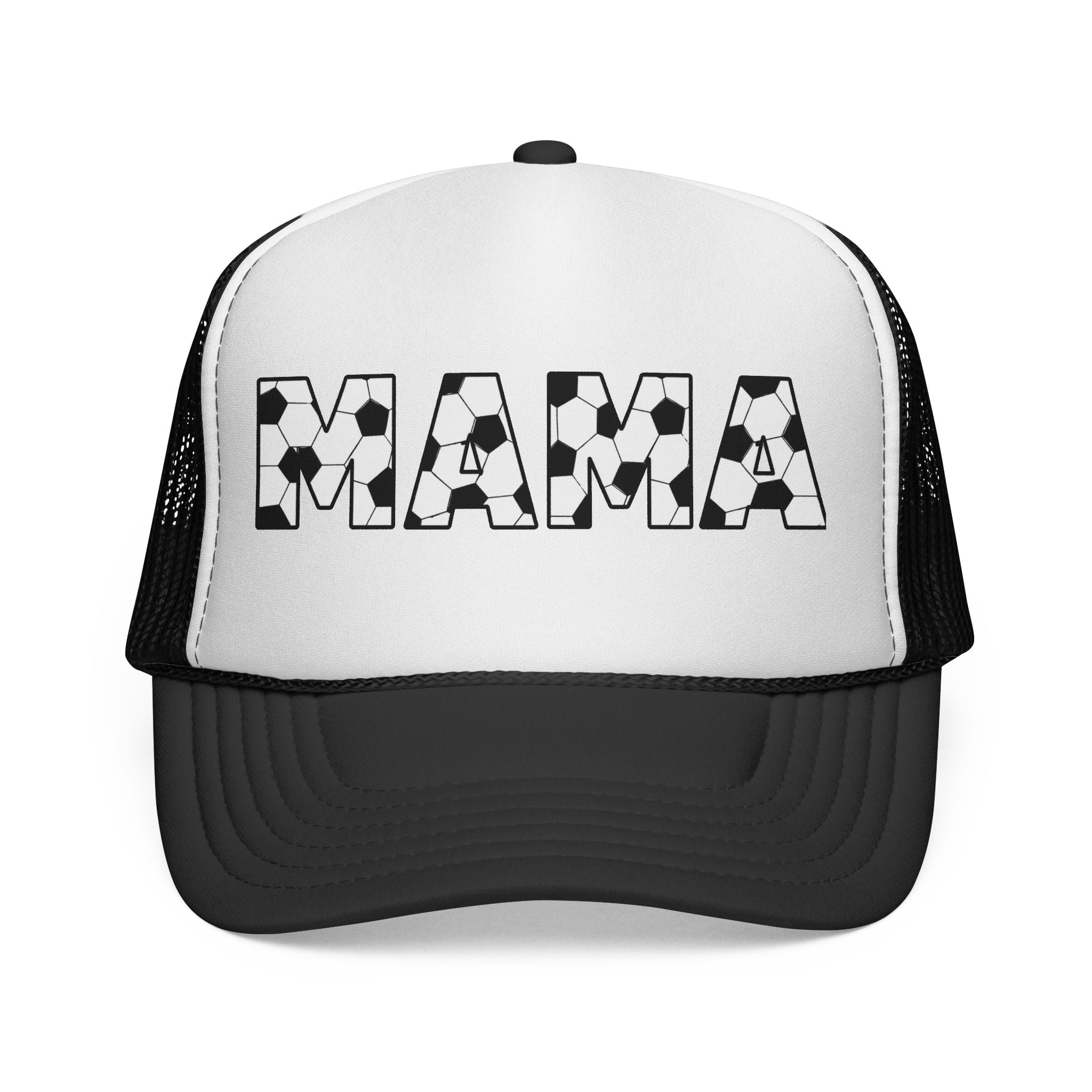 Soccer Ball MAMA Trucker Cap | Sports Mom Mesh Hat