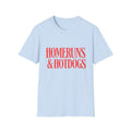 Homeruns & Hotdogs T-Shirt | Baseball Script Tee