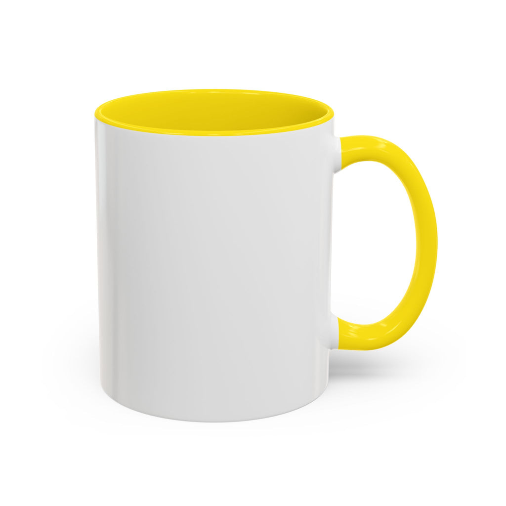 Heart Script Slogan Coffee Mug | Accent Black Handle and Rim
