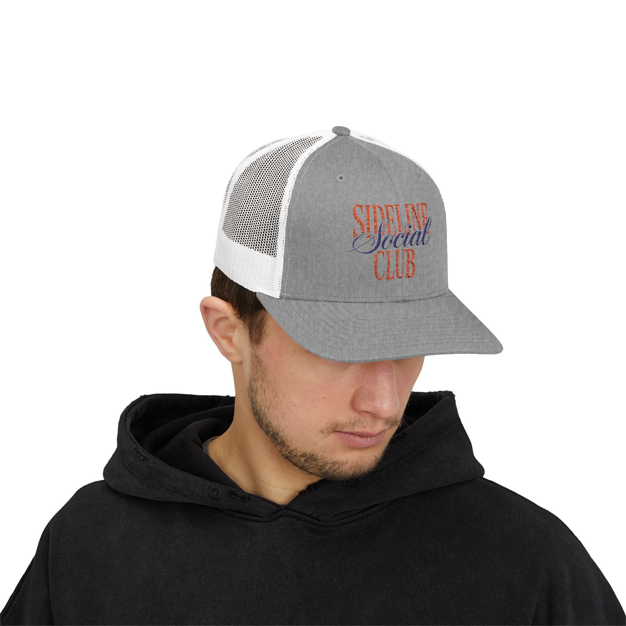 Sideline Social Club Trucker Cap | Embroidered Mesh Snapback