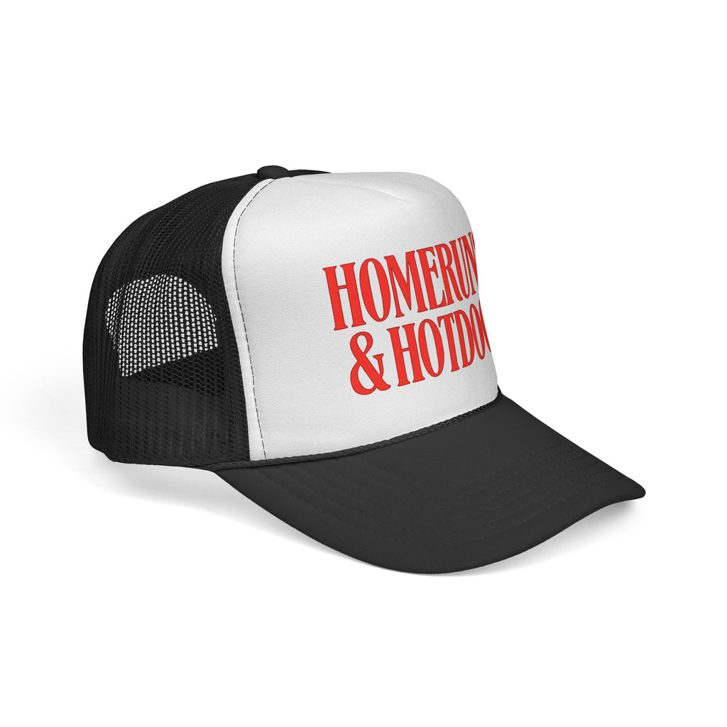 Homeruns & Hotdogs Trucker Cap | Baseball Theme Mesh Hat