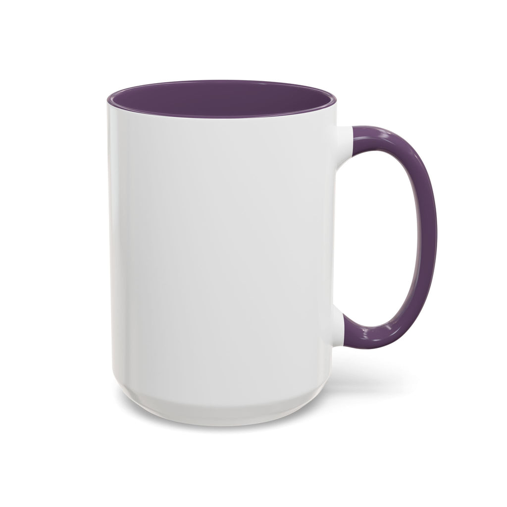 Heart Script Slogan Coffee Mug | Accent Black Handle and Rim