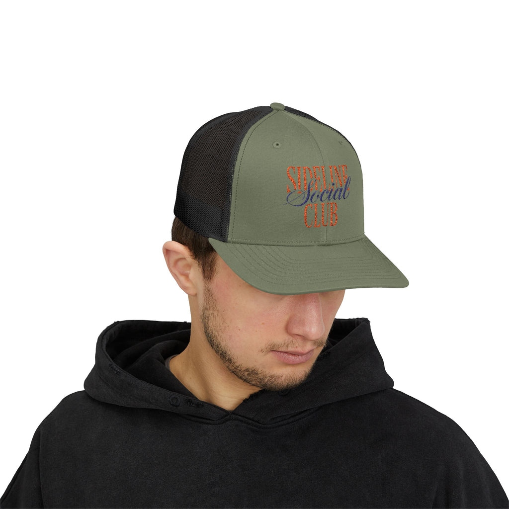 Sideline Social Club Trucker Cap | Embroidered Mesh Snapback