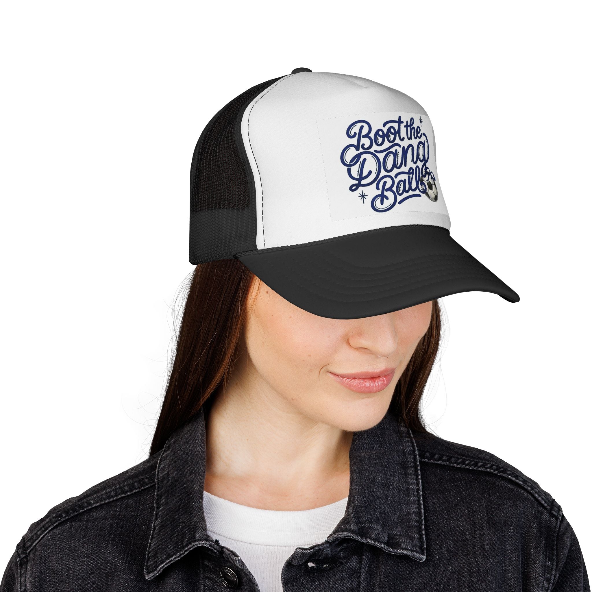 Boot the Dang Ball Trucker Cap 'The Ella"