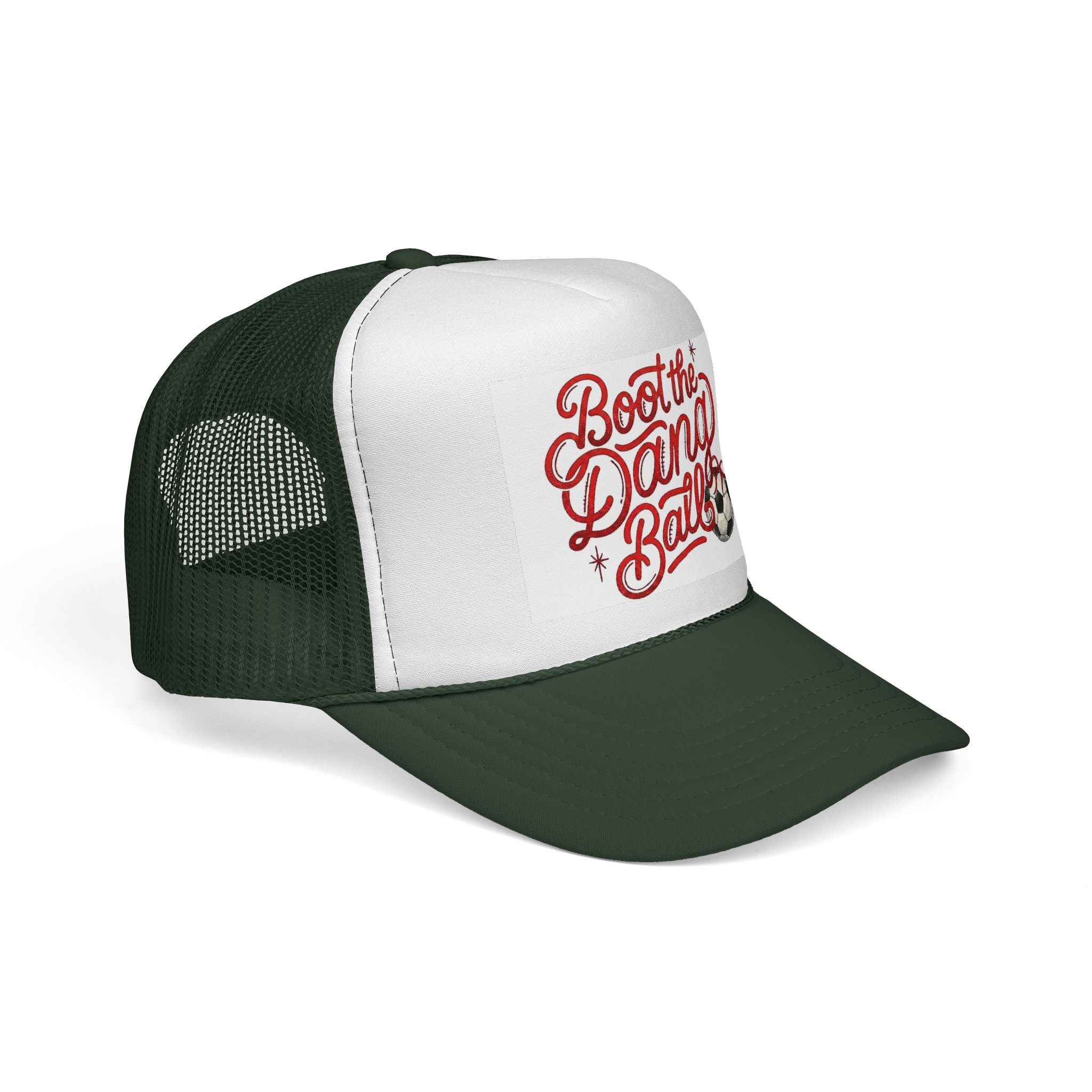 Boot the Dang Balls Trucker Cap | Soccer Phrase Baseball Hat