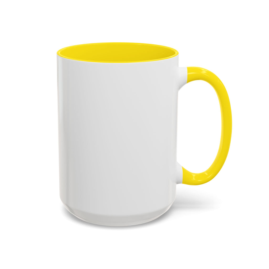 Heart Script Slogan Coffee Mug | Accent Black Handle and Rim