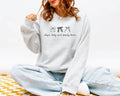 Chosen Holy and Deeply Loved Sweatshirt, Christian Crewneck with Bows, Faith Sweatshirt, Bible Verse Pullover, Cute Christian Gift