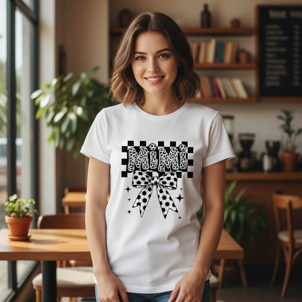 Soccer Mimi T-Shirt Zebra Print Grandmother's Birthday Gifting Idea