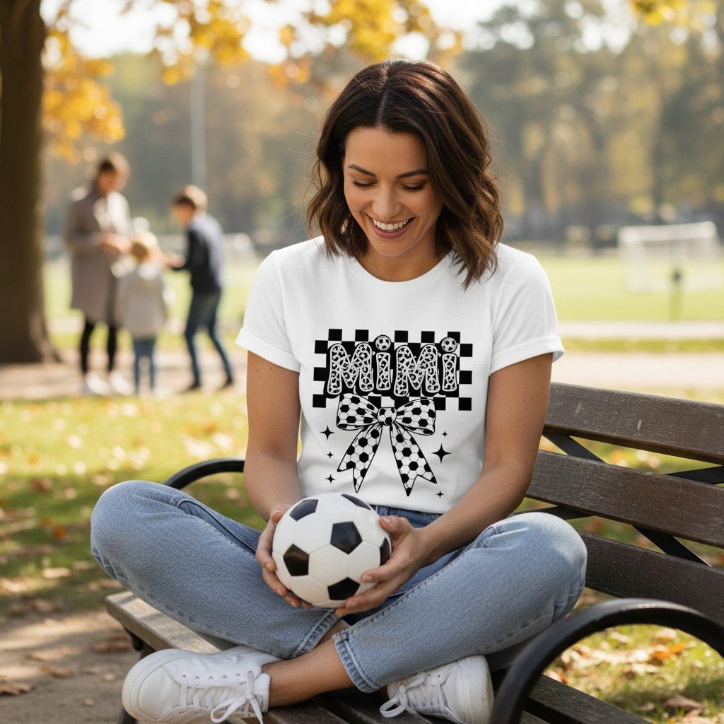 Soccer Mimi T-Shirt Zebra Print Grandmother's Birthday Gifting Idea