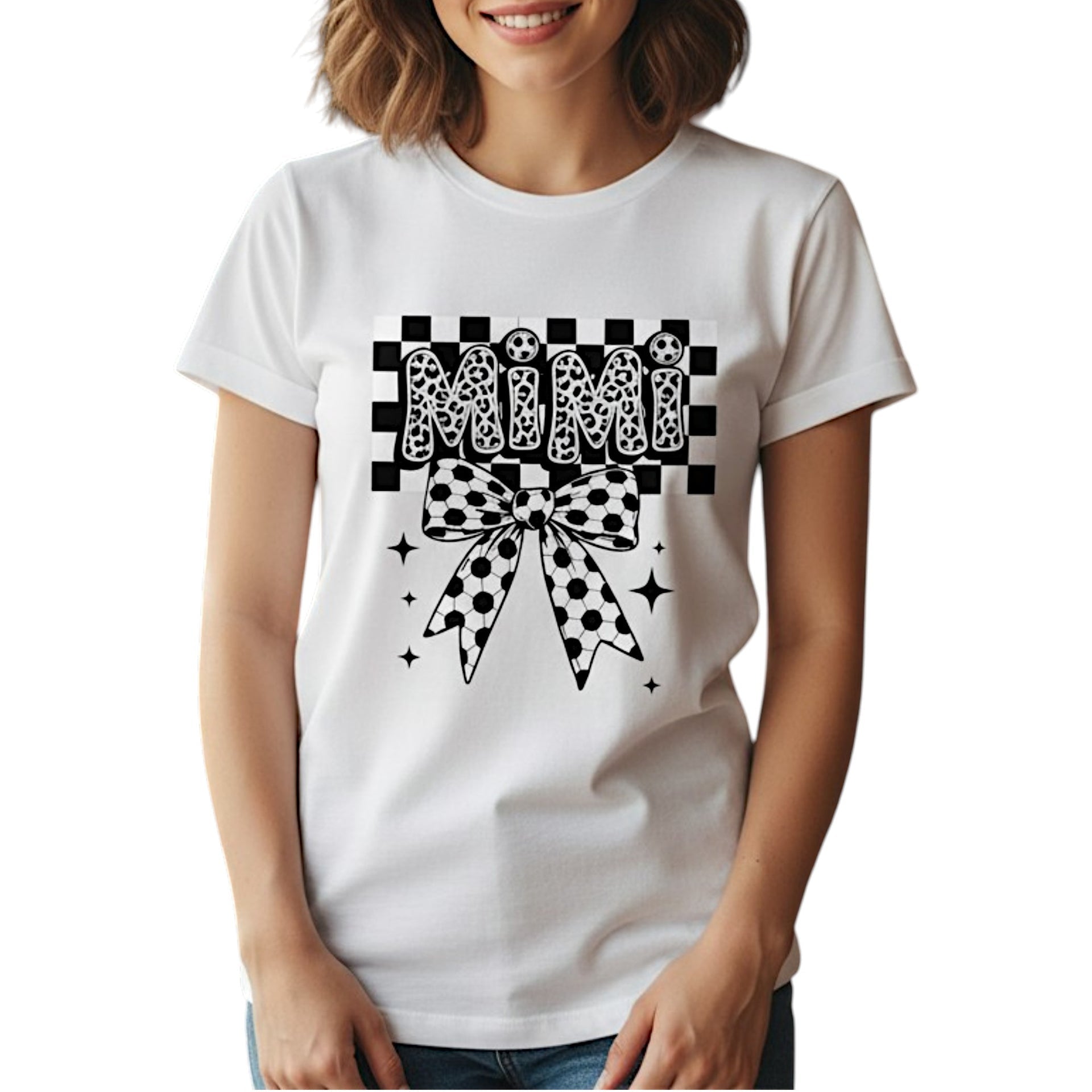 Soccer Mimi T-Shirt Zebra Print Grandmother's Birthday Gifting Idea