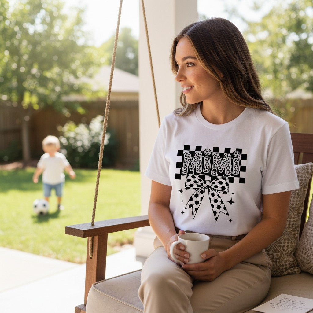 Soccer Mimi T-Shirt Zebra Print Grandmother's Birthday Gifting Idea